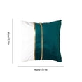 thumbnail image 3 of Ohufall Velvet Decorative Throw Pillow Cover For Bedside Sofa Cushion And Lumbar Support, 3 of 6