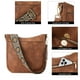 thumbnail image 5 of Bolsos bandolera BOSTANTEN Trendy de cuero vegano, color marrón, 5 of 8