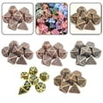 thumbnail image 2 of MYG Gear Metal Polyhedral Dice Custom Set Metal Dice 7 Piece Polyhedral Dice Set, 2 of 8