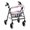 Scarf Flowers, variant on HELLHERO Dragonfly Floral Rollator Seat Cover Non-Slip Fit Rollator Seat Back Cover for Seniors Adult Quick Installation Stretchable Material for Easy Installation