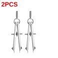 thumbnail image 1 of 3-1pcs Professional Compass Drawing Circle Tools For Mathematical Geometry And Artistic Drawing Metal Durable Compass 2pcs, 1 of 6