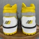 thumbnail image 5 of New Balance 650R Shoes Mens Size 9 White Sneakers High Top Honeycomb Yellow, 5 of 6