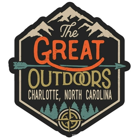 

Charlotte North Carolina The Great Outdoors Design 2-Inch Fridge Magnet