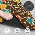 thumbnail image 3 of Honeii Robot and Monsters Print Car Foot Mat Four-Piece Set - Front & Rear Universal Car Floor Mats for SUVs, Trucks, Sedans, 3 of 7