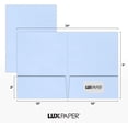 thumbnail image 3 of 9 x 12 Presentation Folders - Baby Blue (50 Qty.), 3 of 7