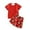Red, variant on WELOIJEVBE Boys 2 Piece Outfits Fashion Child Boys Spring Summer Short Sleeve T-Shirt and Shorts Boys Clothes 7-8 Years