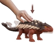 الجوراسي العالم هدير المهاجمين جمع الاطفال Ankylosaurus عمل الشكل، متعدد الألوان، 10.24 × 6.69