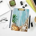 thumbnail image 7 of FMSHPON Seashells S Wooden Summer Clipboard Hardboard Wood Nursing Clip Board and Pull for Standard A4 Letter 13x9 inches, 7 of 7