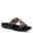 BLACK, variant on Twirling Women's Slip-On Sandals – Crystal & Bead Embellished Slides with Microsuede Footbed, TPR Outsole, and 1¼” Low Heel