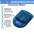 thumbnail image 2 of AWS BCM-100-CB 100X.01G Échelle de Poche Numérique AWS - Bleu Cl, 2 of 3