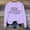 Purple, variant on Women Sweatshirt Long Sleeve Sweatshirt Pullover for Women White Sweatshirts Womens Fall Sweatshirts Street Style
