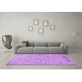 thumbnail image 3 of Ahgly Company Indoor Square Persian Purple Traditional Area Rugs, 5' Square, 3 of 4