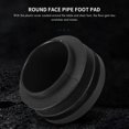 thumbnail image 3 of Black Plastic 35mm Dia Blanking End Caps Round Tube Insert 5 Pcs, 3 of 4