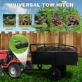 thumbnail image 7 of Utility Trailer, 750 lbs Duty ATV Trailer Steel Dump Cart with Removable Sides Hand-Pull Or Foot Pedal Dumping for Atvs, Utvs, Lawn Mowers, 7 of 7