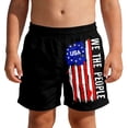 thumbnail image 2 of BOOMNY 250 Anniversary Usa Baby Boys Shorts Elastic Waist Beach Shorts for Kids Independence Day Patriotic Usa Flag Graphic Childrens Summer Dailywear, 2 of 5