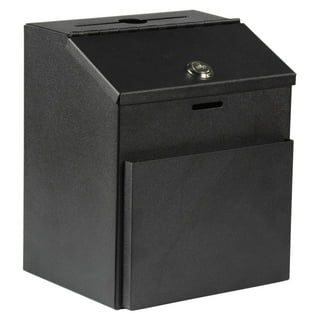 Urban August Dual Combination & Keyed Lockbox - Lockable Box for Everyday Use - Multi-Purpose Lock for Home & Office Safety - Made of Industrial-Grade