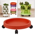 thumbnail image 4 of Soporte rodante carrito de con ruedas platillo Flexible rojo Cola bandeja movible, 4 of 8