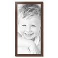 thumbnail image 2 of ArtToFrames 18" x 38" Honors Mahogany with Gold Picture Frame, 18x38 inch Brown Wood Poster Frame (WOM-5156), 2 of 7