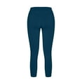 thumbnail image 4 of Owordtank Womens Pencil Solid Color Casual Pants Slim Fit Trouser, 4 of 5