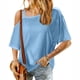 thumbnail image 3 of Camiseta de Manga Corta Sexy de Moda 2024, Camiseta Casual de Manga Corta, 95% Poliéster 5% Blusa de Spandex para Mujeres, Top de Verano de Lavado de Manos, 3 of 7