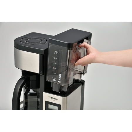 Zojirushi - Fresh Brew Plus 12-Cup Coffee Maker - Stainless black