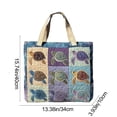 thumbnail image 3 of Women's Trendy Fashion Printed Handbag Shoulder Canvas Bag, 3 of 7