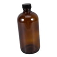 thumbnail image 1 of Frasco De Vidrio Ámbar De 500 Ml Tapa De Baquelita, Botella Vacía Para Almacenamiento Farmacéutico, Químico y Cosmético, Cierre Hermético Para Protección y Conservación Segura, 1 of 5
