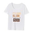 thumbnail image 3 of Camiseta de mujer Trajes de verano Ropa Casual Camiseta de cuello redondo simple para ir de compras S, 3 of 7