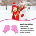 thumbnail image 4 of Minnieouse 1 par de guantes para niños, accesorio de ropa de estilo Simple, cubiertas cómodas para calentar las manos, guante tejido para niños Type3 NO3, 4 of 6