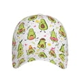 thumbnail image 2 of Daiia Avocado Playing Music print Baseball Cap Men Women Golf Dad Hat Adjustable Original Classic Low Profile Hat Unconstructed Plain Cap, 2 of 9