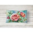 thumbnail image 3 of Carolines Treasures DAC1700PW1216 16 x 12 in. Unisex Oklahoma Roses in Watercolor Fabric Decorative Pillow, 3 of 4