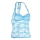 thumbnail image 3 of Top transparente con encaje para mujer, blusa sexy y casual de manga corta., 3 of 8