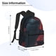 thumbnail image 2 of Disketp Red Moon Shark Sailboat Mochila Ligera Clásica con Múltiples Bolsillos, Mochila Casual para Hombre y Mujer, Ideal para Escuela, Trabajo y Viajes, 2 of 6