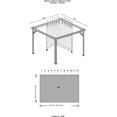 thumbnail image 4 of Sojag Rainier 8 x 11 ft. Aluminum Frame Storage Shed, 4 of 5