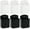 white&black-6pcs, variant on 3 Packs Remote Control Holder Wall Mount, TV Remote Holder, Self Adhesive Controller Holder, Wall Pen Holder Storage Accessories for Home Office School -Black