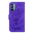 thumbnail image 2 of For OnePlus Nord N200 5G Wallet Case, Butterfly & Rose Embossed Leather Folio Flip TPU Back Shell Wrist Strap Shockproof Credit Card Slots Magnetic Case For OnePlus Nord N200 5G,Purple, 2 of 11