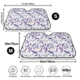 thumbnail image 3 of Balery Lavender Flowers Print Car Windshield Sun Shade,Windshield Sunshade for Car Pickup Truck SUV Accessories-Medium, 3 of 7