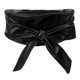 thumbnail image 3 of Cinturón de cintura ancha Jinwen para mujer piel sintética negro, 3 of 8