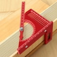thumbnail image 5 of Practical Aluminum Alloy Half Circular Protractor Measuring Tool For Professional Construction And Home Renovations Use, 5 of 8