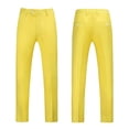thumbnail image 4 of Men's Business Casual Zipper Pockets Lightweight Skinny Suit Pants Solid, 4 of 4