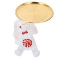 thumbnail image 4 of Bunny Figurine Tray Entry Table Key Tray Jewelry Trinket Tray Piggy Bank Table Decor, 4 of 9