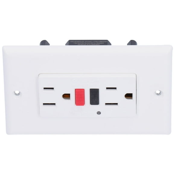 GFCI Guard Switch, Automatic Detection Wall Outlet Overvoltage Protection Automatic Monitoring Ground Fault Protection for Ground Fault Leakage Protection