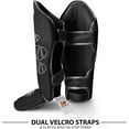 thumbnail image 3 of DXM SPORTS MMA Shin Guards with Instep, Padded Support - X-Large, Silver, 3 of 9