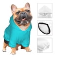 thumbnail image 3 of Fotbe Aqua Sudadera con Estampado para Perros Pequeños – Suéter con Capucha para Mascotas, Tela Suave de Forro Polar con Bolsillo-X-Large, 3 of 7