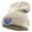 Birch, variant on Interstate 405 Embroidered 12 Inch Long Knitted Beanie - Navy OSFM