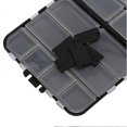 thumbnail image 3 of Black 26 Individual Compartments Portable Fishing Baits Durable Plastic Storage Box, 3 of 4