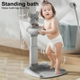 thumbnail image 4 of SUSUchens Baby Shower Stand Portable Bath Helper Bath Shower Standing with Adjustable Height Anti-Slip Base for 8-36 Months Baby,Grey, 4 of 10