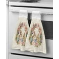 thumbnail image 2 of Dishcloths Cleaning Accessories Kitchen Towel Absorbent Soft Supplies Bathroom Towel Hand Style Retro Coffee, 2 of 7