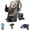 Black, variant on Smart 2-in-1 Car Rotating Mobile Phone Holder & Wireless Charger,2026 New Cool Car Wireless Fast Charging Holder,Motorized 90° Rotating Auto-Clamping Secure Car Mount Charger for Smartphones (Black)