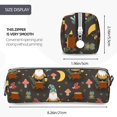 thumbnail image 3 of Fotbe Gnome Insect Frog Pattern Leather Pencil Case, Pencil Pouch with Durable Zipper, Compact and Stylish Organizer for Stationery, Art Supplies, Travel Essentials, 3 of 7